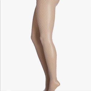Unworn White Fishnet Tights Plus Size
